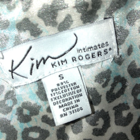 Kim Rogers leopard 2 piece pajama set size s - Picture 10 of 10